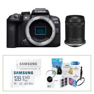 캐논코리아 EOS R10+RF-S 18-150mm S TM KIT 128GB 입문12종패키지