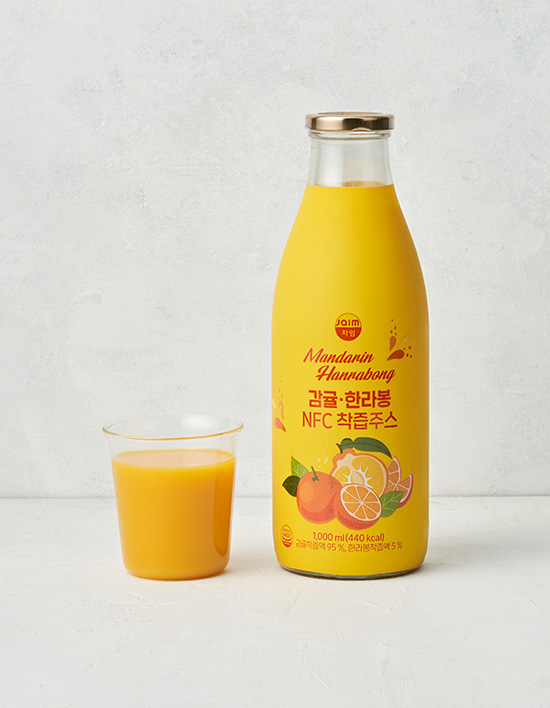 자임 착즙 제주 감귤주스 한라봉 성분 분석