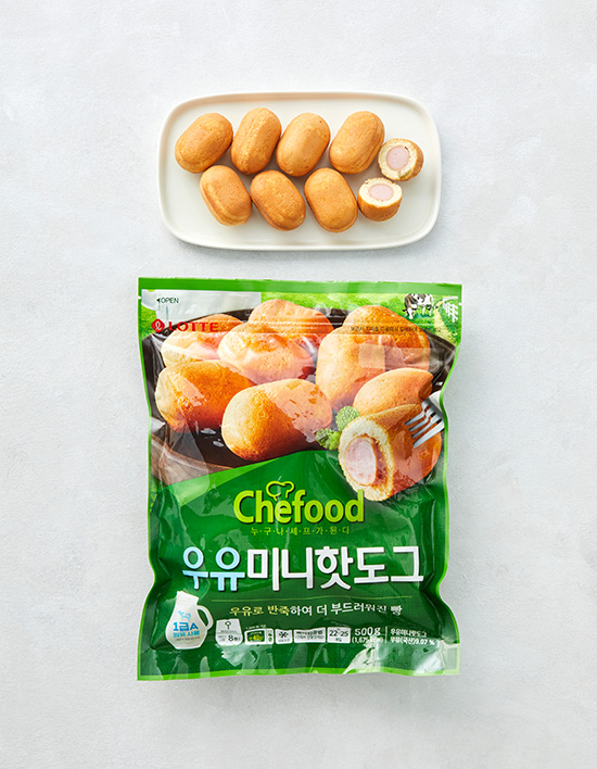 우유 미니 핫도그