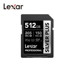 렉사 실버 플러스 SD 메모리카드 SDXC UHS-I 512GB 소니 니콘 후지 카메라 호환