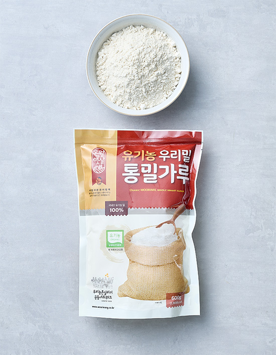 유기농 우리밀 통밀가루 제품 이미지