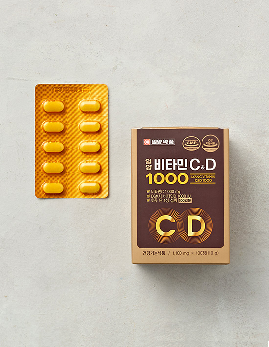[일양약품] 비타민C&amp;D 1000 (100일분)