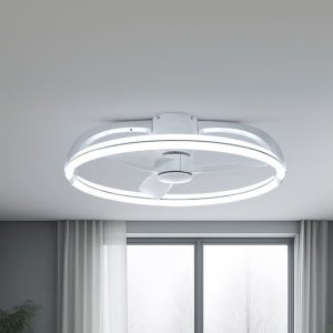 스텔라 무소음 LED 실링팬 조명 BLDC 거실등 방등 43W 천장형 선풍기 써큘레이터
