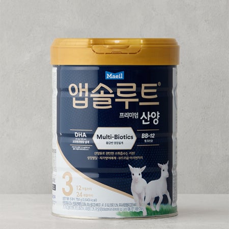 [앱솔루트] 프리미엄 산양 분유 3단계 750g (12개월~24개월)