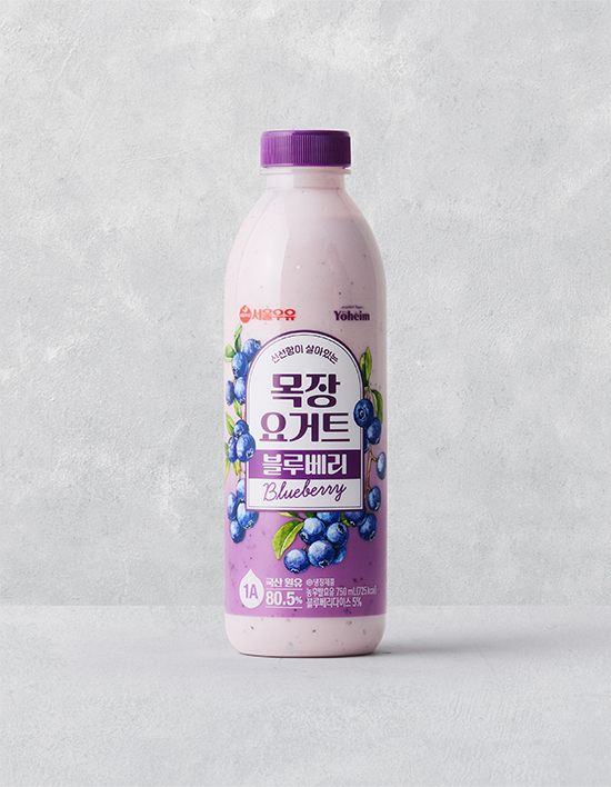 신선함이 살아있는 목장 블루베리 요거트 제품 이미지