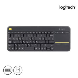 로지텍 K400 Plus 터치패드 무선 키보드 (로지텍코리아정품)
