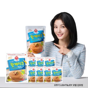 오뚜기 LIGHT&JOY 당을줄인 핫케이크믹스 800g, 8개