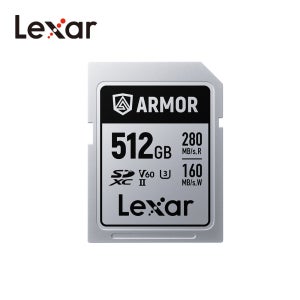 Lexar 렉사 아머 실버프로 SD 메모리카드 SDXC UHS-II 512GB