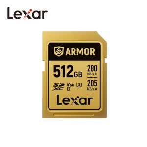 Lexar 렉사 아머 골드 SD 메모리카드 SDXC UHS-II 512GB
