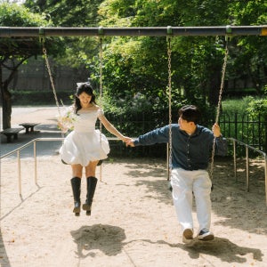 서울 노을공원 한강 리허설 웨딩스냅 촬영