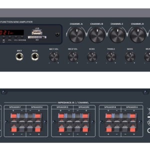 GNS 6채널 블루투스앰프 480W 미니 라디오 매장 업소 GNS MA-560