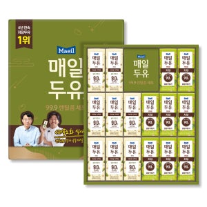 [10+1] [선물세트] 매일두유 99.9 190ml 8팩 + 렌틸콩 190ml 8팩 저속노화 세트