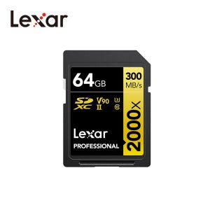 Lexar 렉사 프로패셔널 2000X SD 메모리카드 SDXC UHS-II 64GB
