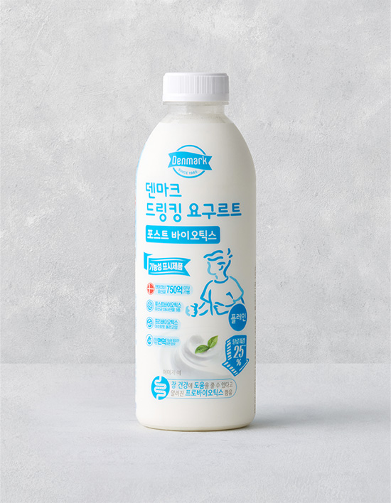 드링킹 요구르트 포스트 바이오틱스 플레인