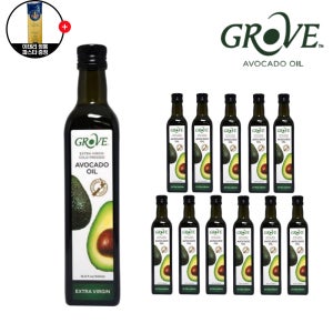 [수입직영몰] 그로브 아보카도오일 엑스트라버진 (+페투치네 파스타) 500ml, 12개