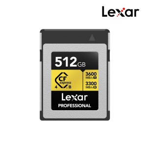렉사 CFexpress Type B 4.0 골드 512GB 8K RAW 시네마 고속 메모리 카드