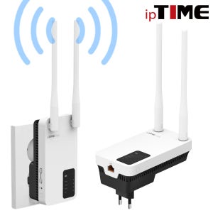 IPTIME EXTENDER-AX3000Q 와이파이증폭기 확장기 플러그형 간편설치 이지메시 에이전트 지원