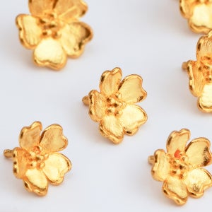 어뮤 순금 메시지 콩알금 꽃송이 골드바 선물 0.1g