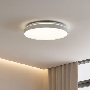 LED 원형 보름달 방등 60W 4000K 주백색 조명 방 인테리어 셀프 설치 플리커프리