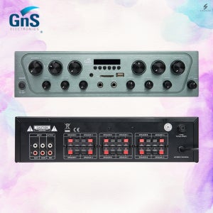 GNS MA-260 매장용 앰프 USB AUX 10평 20평 4옴 80W x 6채널