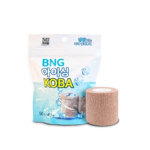 밴드골드 코바 BNG 아이싱 자가 점착 밴드 탄력 아이스 멘솔 쿨링 냉감 압박 붕대