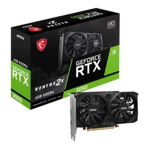 MSI 지포스 RTX 3050 벤투스 2X E OC D6 6GB 그래픽카드