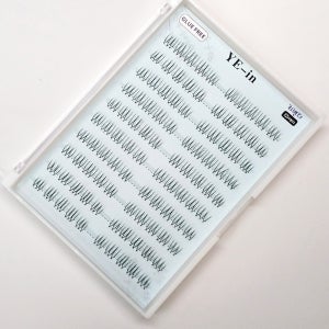 글루프리 대용량 10줄 1케이스 라벤더(12mm) 외 노글루 가닥 인조 연마 셀프 아이돌 연예인 부분 착붙 속눈썹