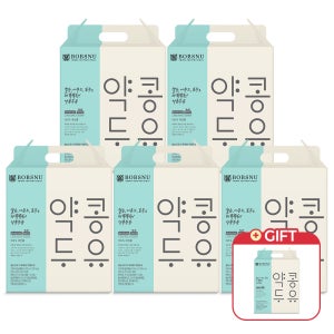 [5+1] 서울대 밥스누 쌀눈으로 더 똑똑한 약콩두유 190ml 16팩 국산 콩물 저당 비건 두유