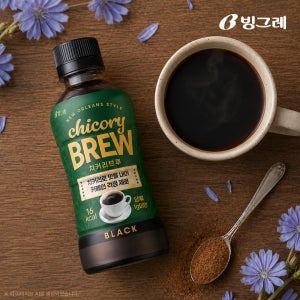 빙그레 무카페인 치커리브루 블랙 260ml, 20개