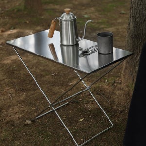 블루폴 버디 테이블 폴딩 IGT 실버스텐 캠핑 사이드 보조 테이블 장작 선반 플랫버너 호환