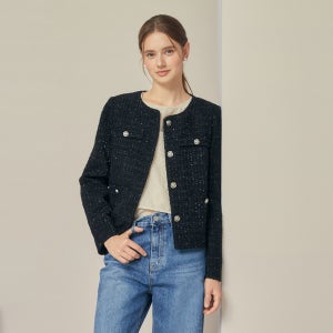 (JJ지고트) 버튼 포켓 트위드 자켓 GR9P0JK201