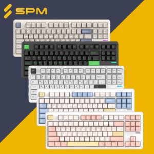 SPM PL87W 무선 게이밍 기계식 키보드 텐키리스 몽돌 키보드