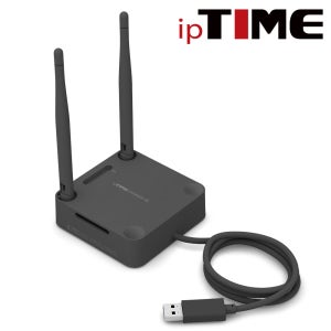 아이피타임, AX5400UA-6E 무선랜카드 WiFi6 와이파이 MU-MIMO 블랙