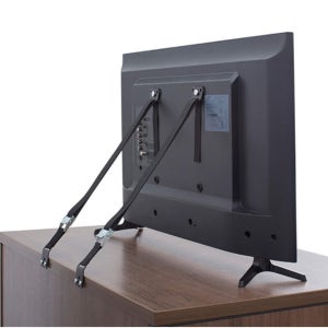 가구 넘어짐방지 고정 스트랩 2P 스토퍼 TV 모니터 서랍 책장 전도 흔들림 낙하방지 홀더