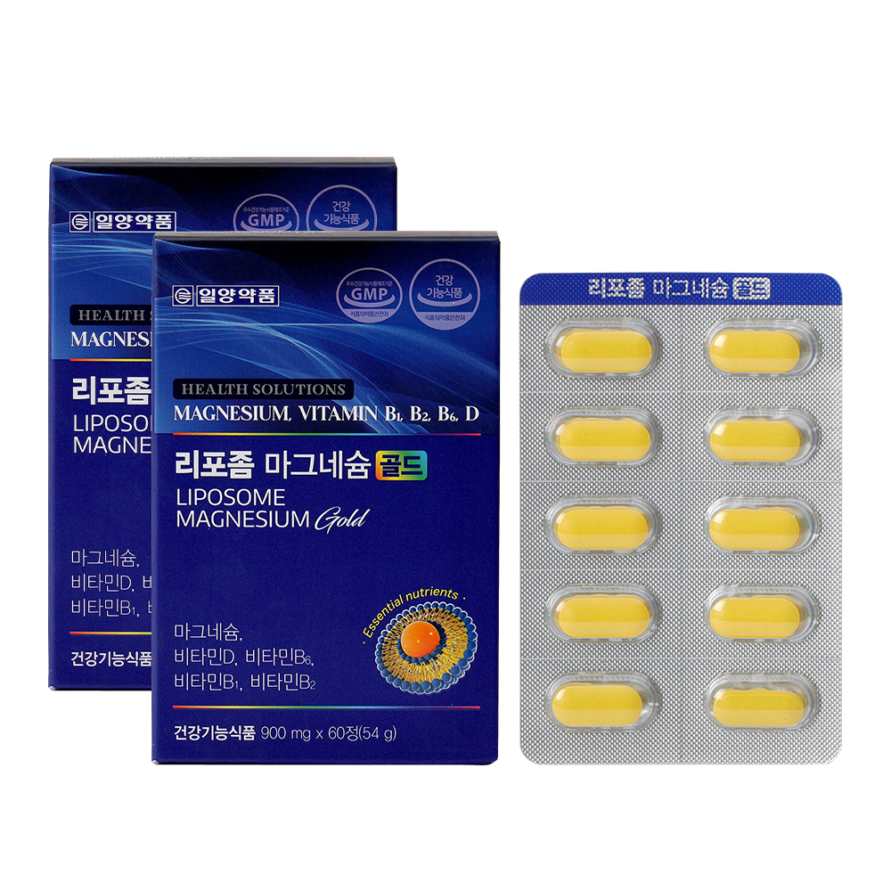 일양약품 리포좀 마그네슘 골드 900mg 60정, 2개