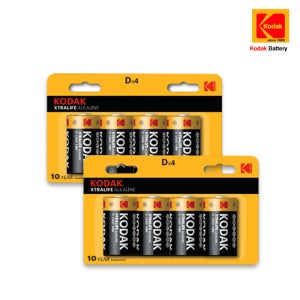 [1+1] 코닥 Xtralife D형 알카라인 건전지 8개