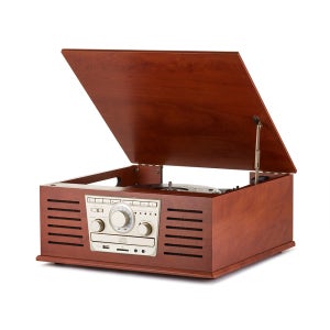 휴라이즈 HR-TS100 올인원 오디오 턴테이블 블루투스 CD 라디오