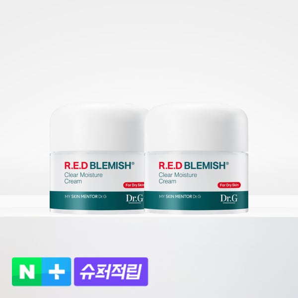 [슈퍼적립][1+1] 닥터지 레드 블레미쉬 클리어 모이스처 크림 50mL