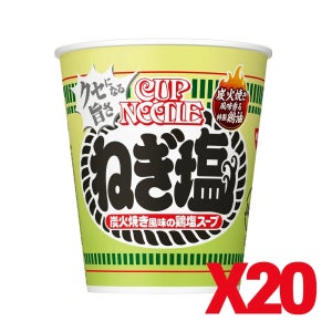 일본 컵라면 닛신 컵누들 숯불 소금 닭갈비 맛 76g 20개