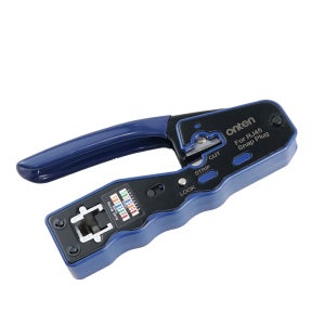 관통형 크림핑 랜툴 케이블 압착기 네트워크 CAT5e CAT6 RJ45잭 커넥터 플러그