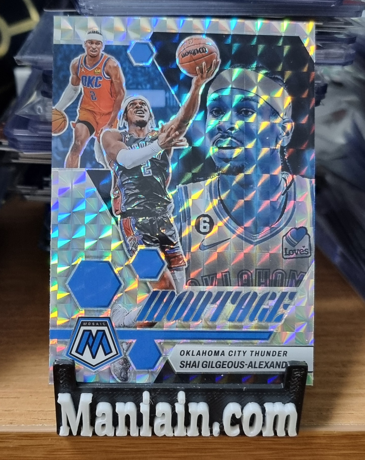 샤이 길저스 알렉산더 셰이 2022-23 Panini Mosaic Montage Silver Mosaic Prizm No-6 NBA카드