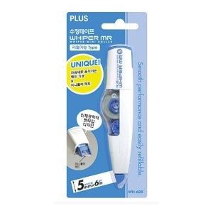 플러스 수정테이프 WH-605 화이트 10개