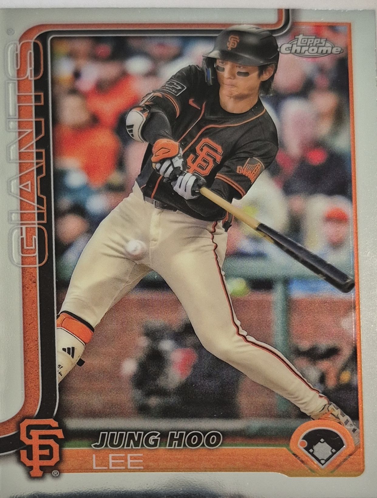 이정후 야구카드 탑스크롬 베이스 2025 MLB카드 5996