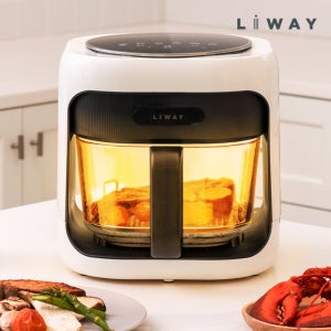 리웨이 유리 대용량 에어프라이어 튀김기 에어프라이기 LWAF-G4545