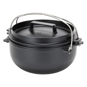 스노우피크 더치오븐 26cm 일본식 주철 3종 세트 가정 캠핑용 CS-520