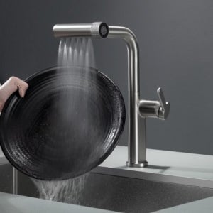 6way 수전 고급주방 폭포 수전 업소용 싱크대 수전 씽크대 수도꼭지 세트