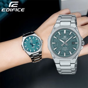 카시오 에디피스 사파이어 10기압 방수 슬림 남자메탈시계 EFR-S108DE-3A