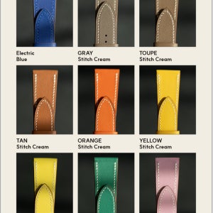 애플워치 11 10 9 8 SE3 가죽 스트랩 에르메스 스위프트 가죽 사용 호환