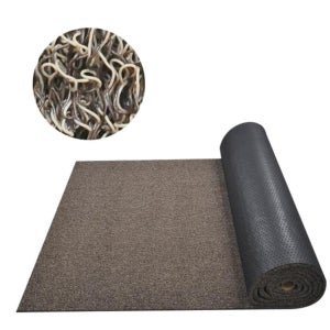 실외 비탈길 탈색방지 폭신 쿠션발판 두툼 고무코일 롤 현관매트1m 시공 낙상방지