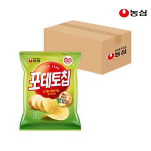 농심 포테토칩 오리지널 60g, 20개